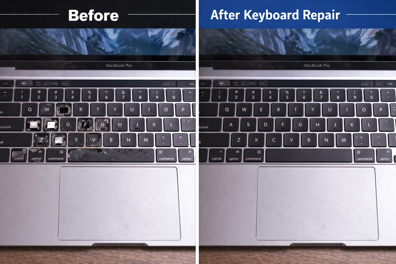 MacBook Pro 2019 keyboard replacement